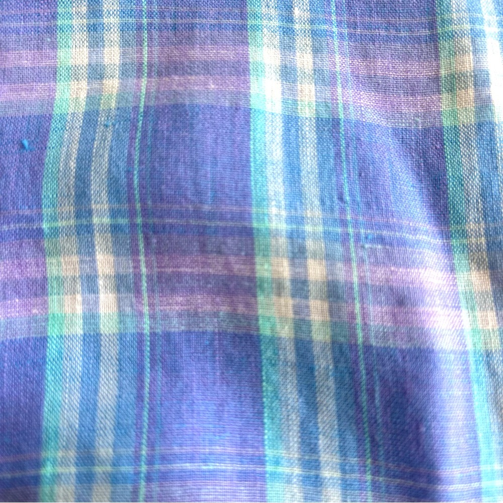 Faherty Linen Shirt Laguna Summer Plaid - Picture 2 of 11
